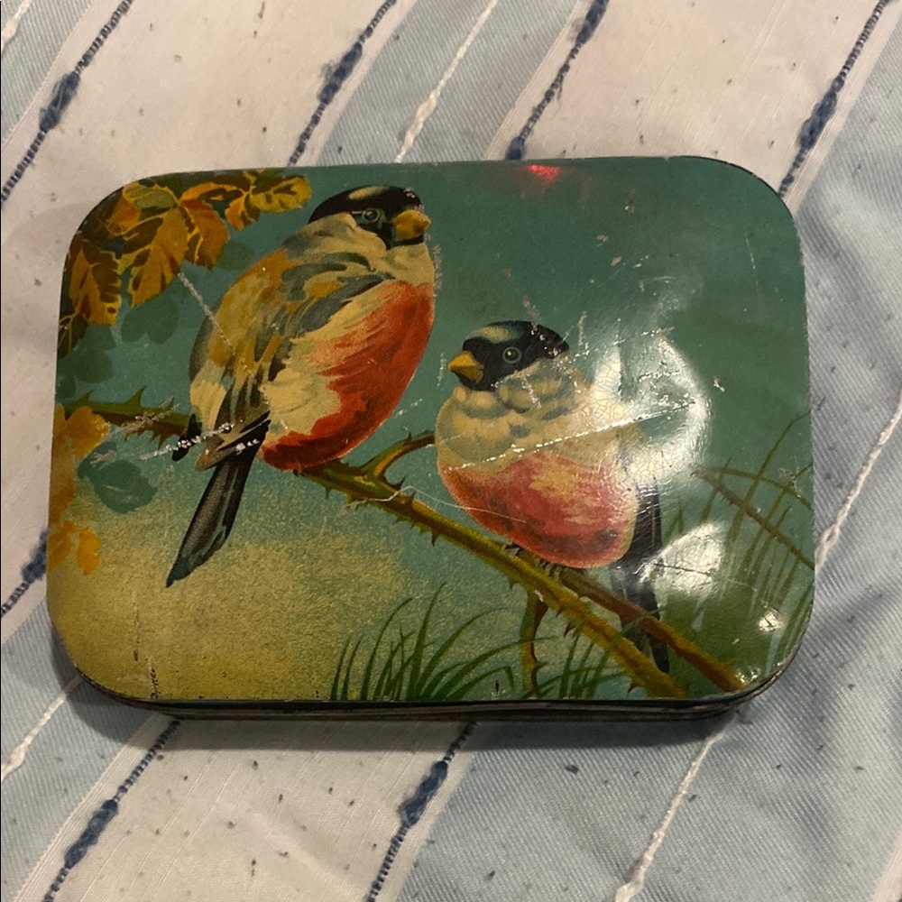 Vintage Blue Bird Toffee tin made in England … Harry  Vincent LTD.,